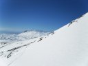 Il Bolza dietro cui spunta il Sirente
