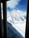 Panorami dalla finestra: la parete nord del Lyskamm...