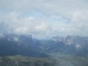 Vista verso il Passo Gardena