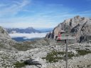 Inizia l'avvicinamento alla Ferrata Tomaselli