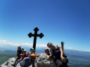 <i>Lauto scatto</i> sulla Cima Giovanni Paolo II