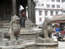 Nell'antica città di Patan