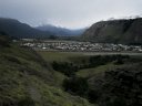 Panorama piovoso su El Chaltén