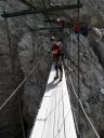 L'ardito ponticello alla fine della Tridentina