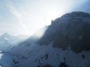 Il sole scende dietro l'Intermesoli