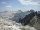 Panorama strepitoso sull'altopiano delle Pale