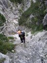 Breve ma divertente ferratina per salire verso il Belvedere di Mezzodì
