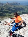 In vetta al Sasso Piatto (il riposo del guerriero)
