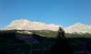 Il Sasso della Croce verso il tramonto