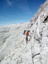 Aereo traverso per raggiungere il rifugio Boè
