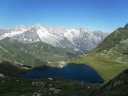 Scendendo verso i Lacs de Fenêtre