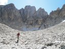 Via Gualerzi al Corno Grande: Torrione Cambi, Vetta Centrale, Vetta Orientale - 07/08/2011
