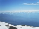 Panorama verso sud-ovest: Monti Marsicani e della Meta