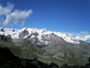 Il grandioso panorama sul Monte Rosa