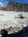 Attraversiamo il ghiacciaio