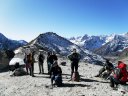 Pausa nella salita verso il Cho La Pass