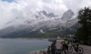 Il Lago di Fedaia dominato dalla Marmolada