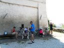 In sosta presso la Pieve de' Saddi